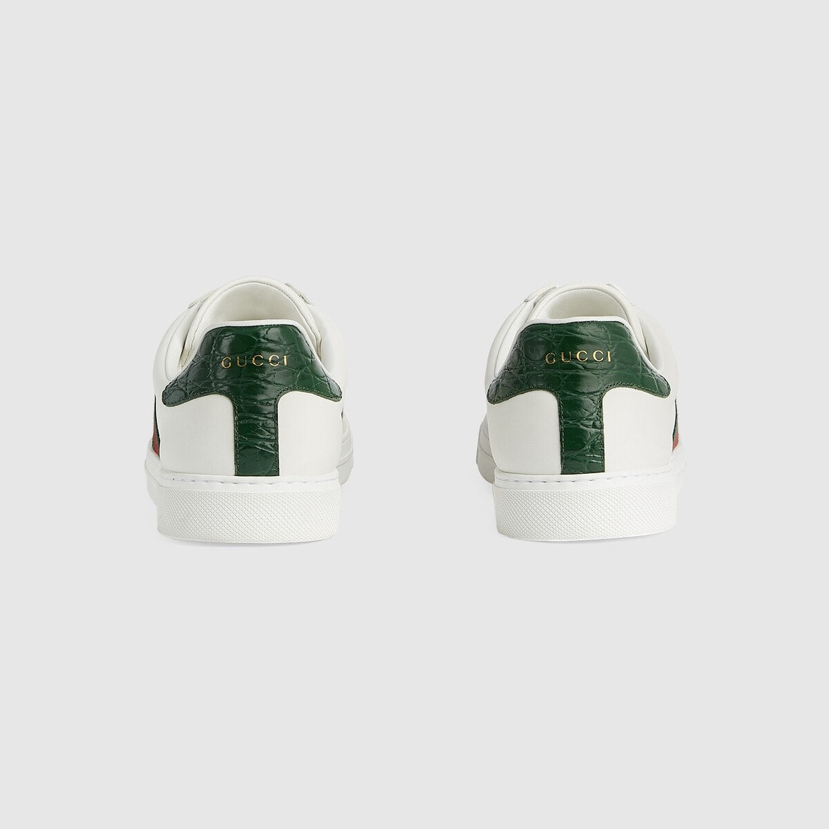 Gucci Ace sneaker with Web White