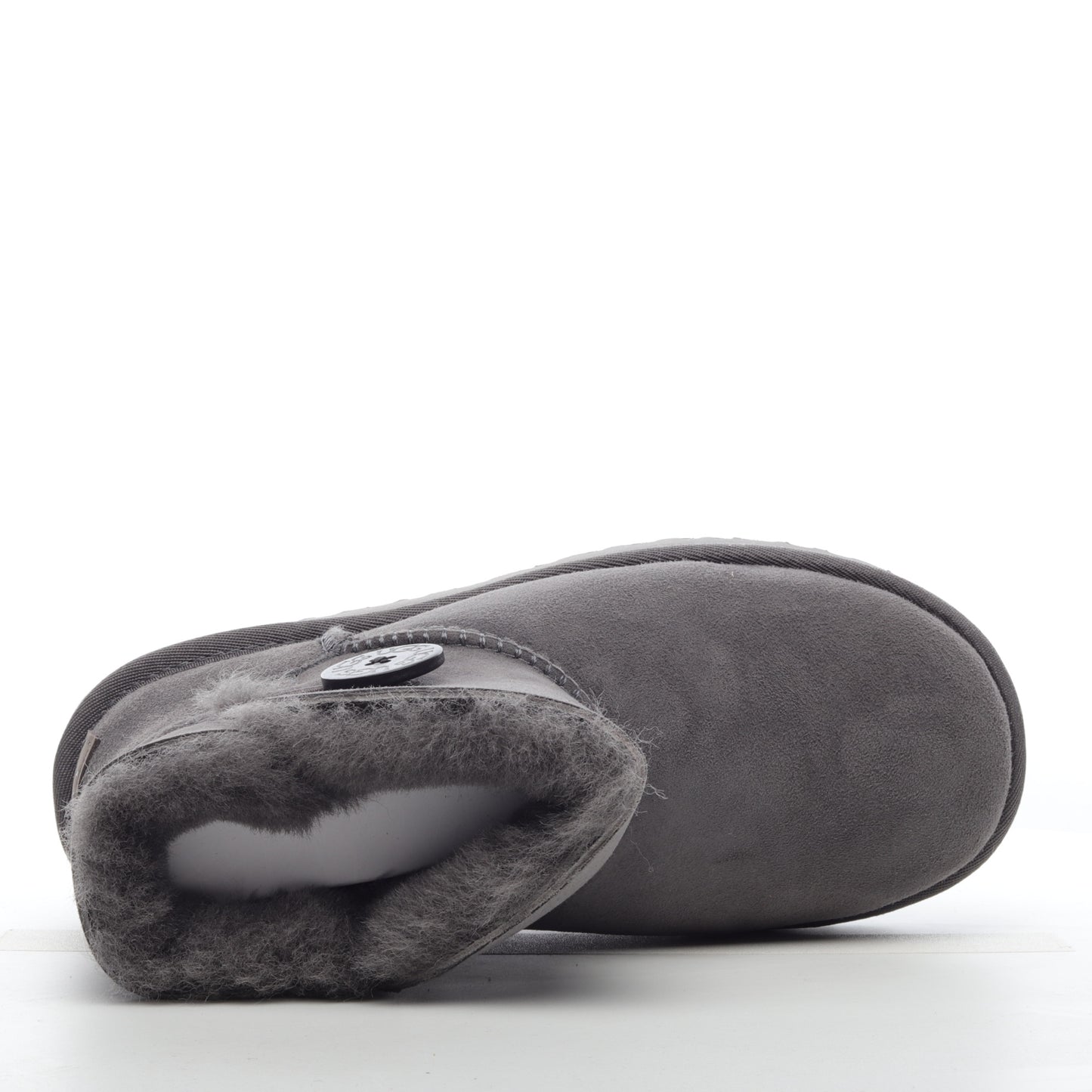 UGG Mini Bailey Button Grey Unisex