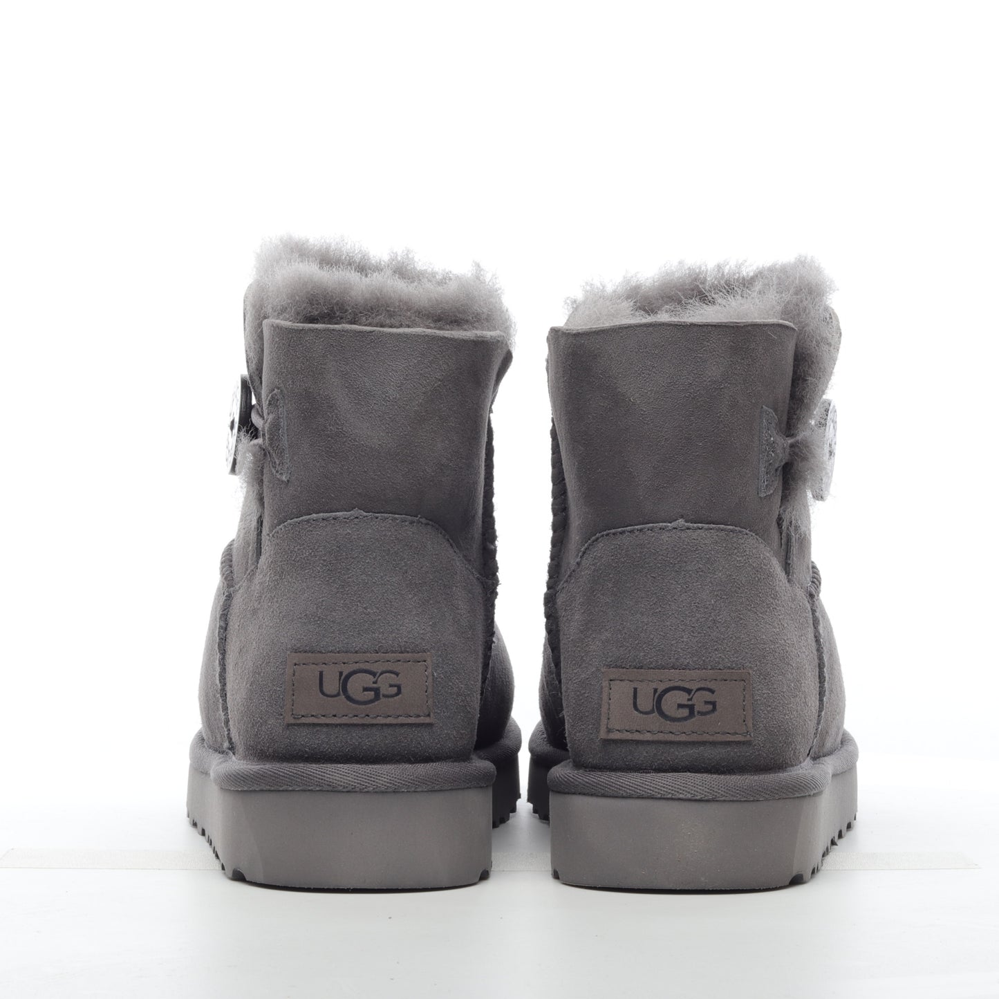 UGG Mini Bailey Button Grey Unisex