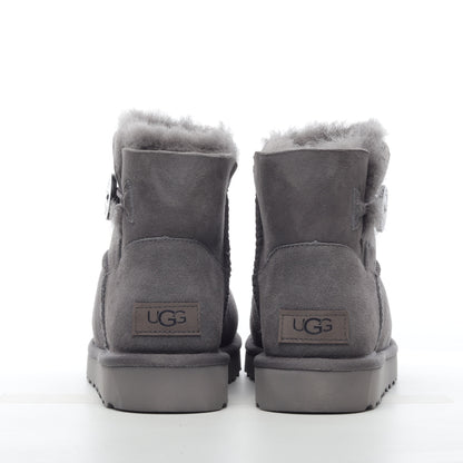 UGG Mini Bailey Button Grey Unisex
