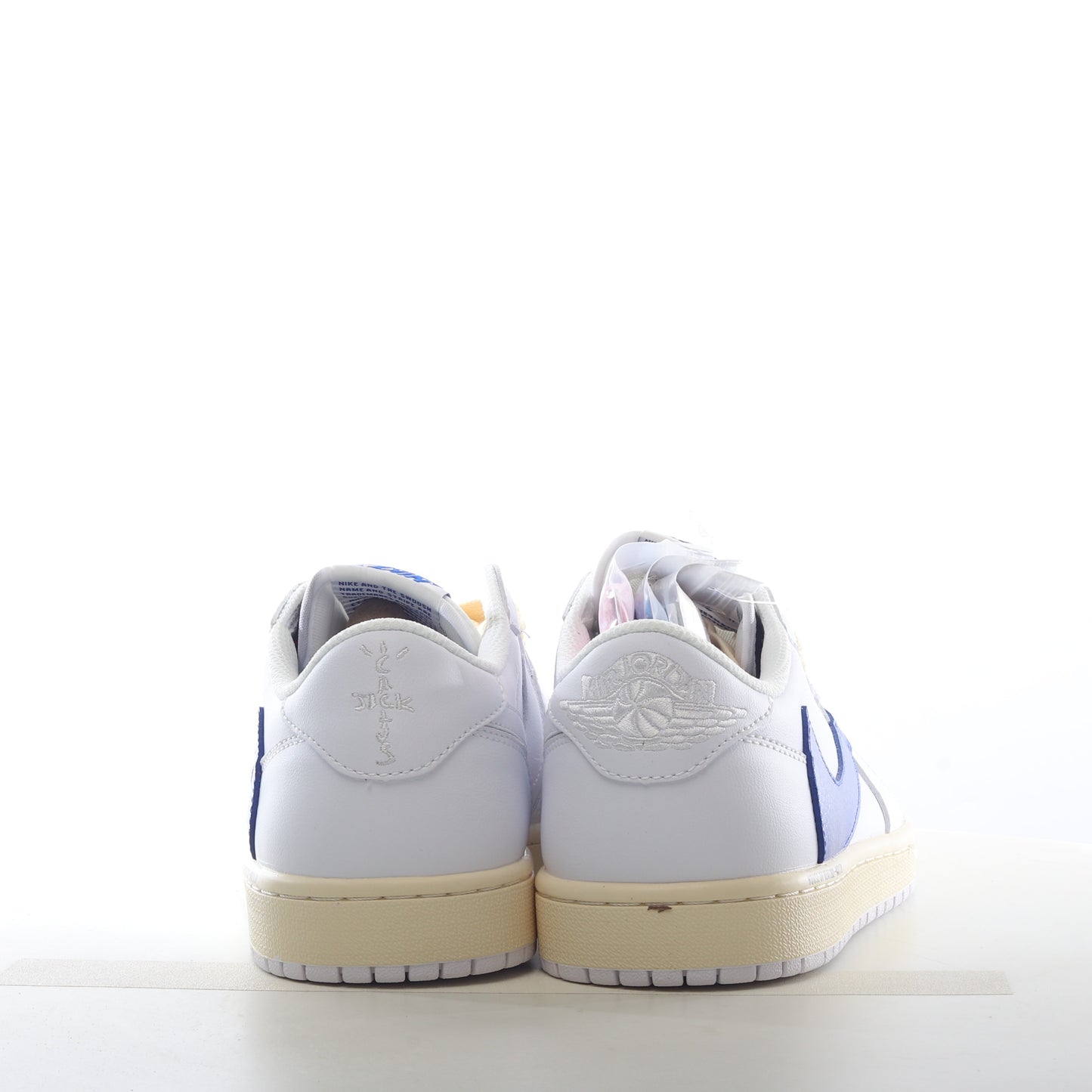 Travis Scott x Air Jordan 1 Low White Blue