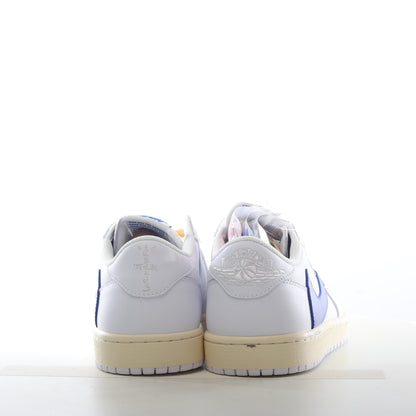 Travis Scott x Air Jordan 1 Low White Blue
