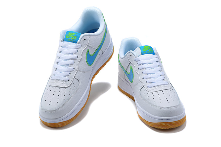 Nike Air Force 1 Low White Poison Green Photo Blue Gum