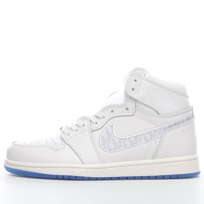 Air Jordan 1 High x Dior 'White'
