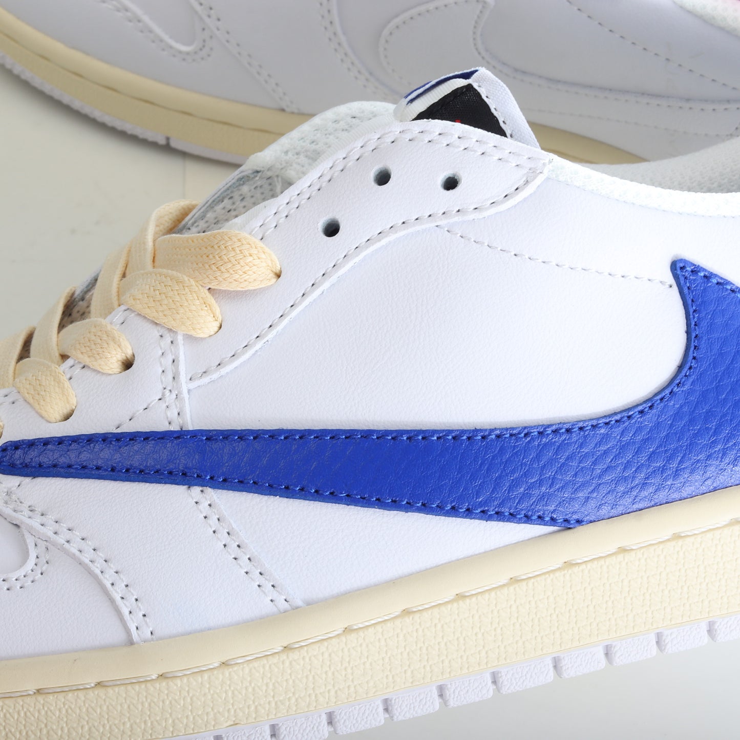 Travis Scott x Air Jordan 1 Low White Blue