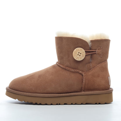 UGG Mini Bailey Button Chestnut Unisex