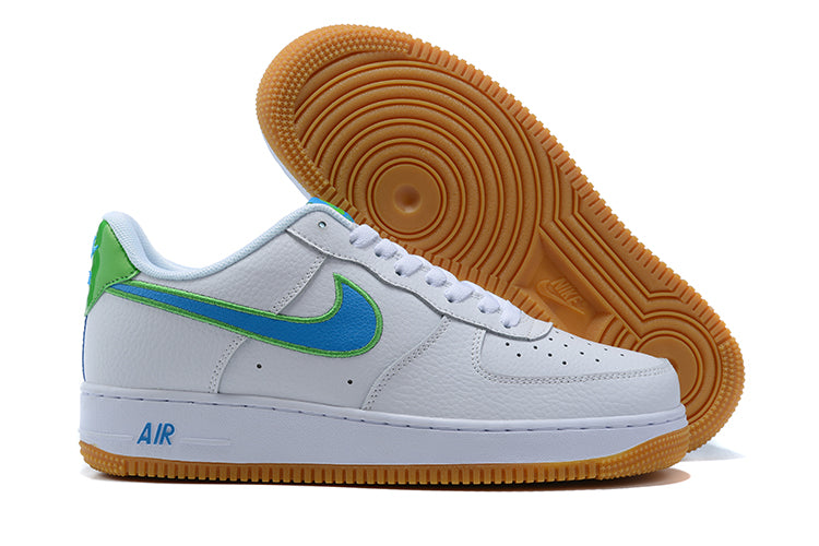 Nike Air Force 1 Low White Poison Green Photo Blue Gum