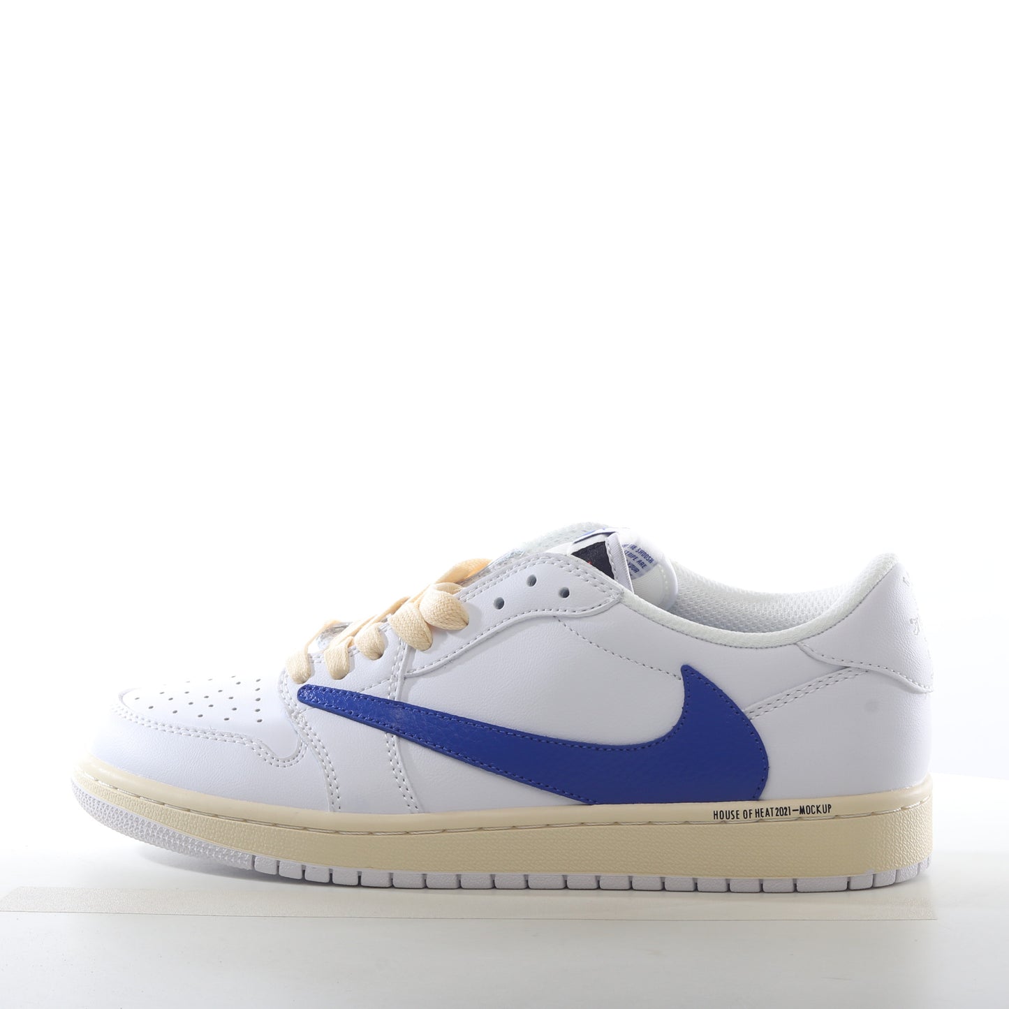 Travis Scott x Air Jordan 1 Low White Blue