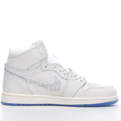 Air Jordan 1 High x Dior 'White'