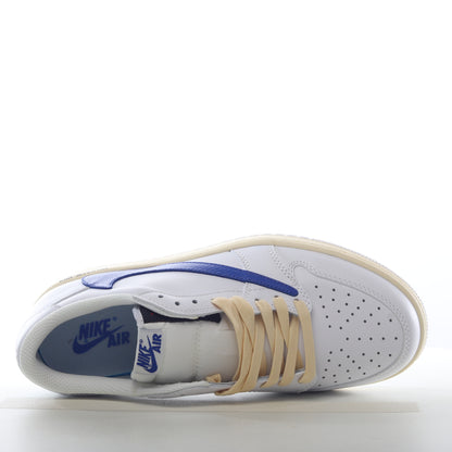 Travis Scott x Air Jordan 1 Low White Blue