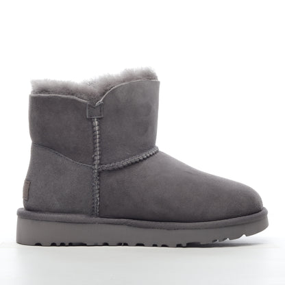 UGG Mini Bailey Button Grey Unisex