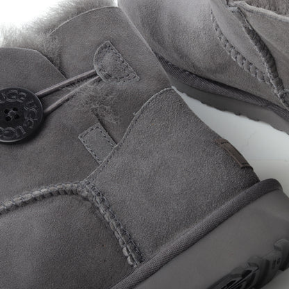 UGG Mini Bailey Button Grey Unisex