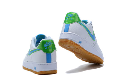 Nike Air Force 1 Low White Poison Green Photo Blue Gum
