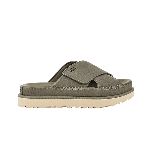 UGG Goldenstar Cross Slide Moss Green