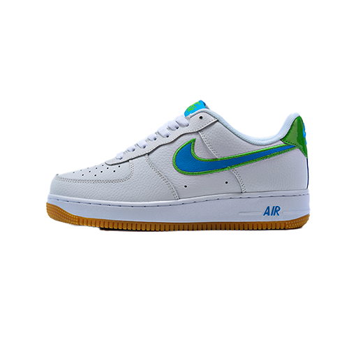 Nike Air Force 1 Low White Poison Green Photo Blue Gum