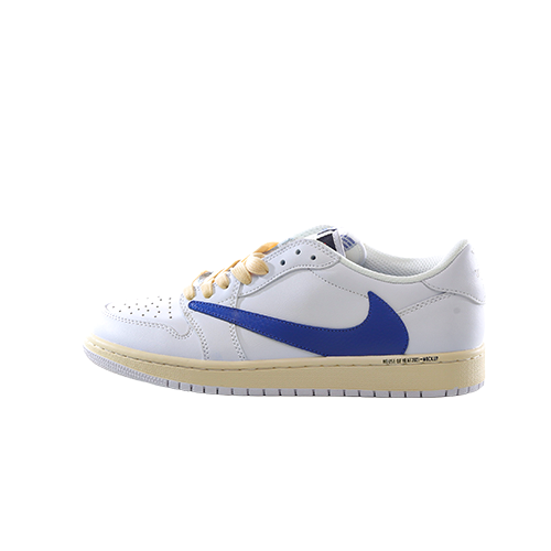 Travis Scott x Air Jordan 1 Low White Blue