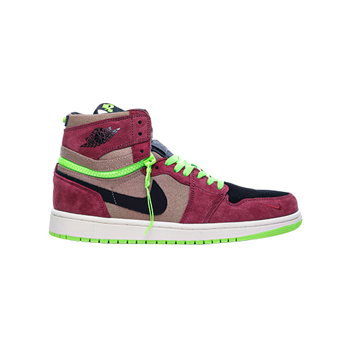 Air Jordan 1 Switch dark red zipper