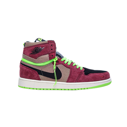 Air Jordan 1 Switch dark red zipper