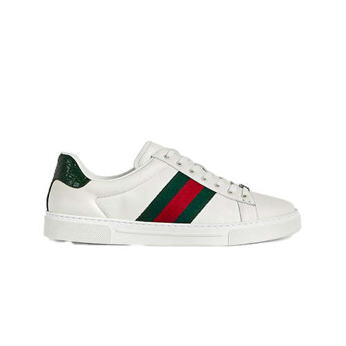 Gucci Ace sneaker with Web White